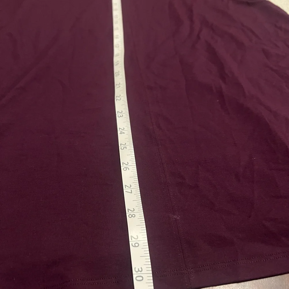 Eileen Fisher Viscose Plum Women’s Classic Style Quality Medium Elevated Basics - Picture 6 of 8